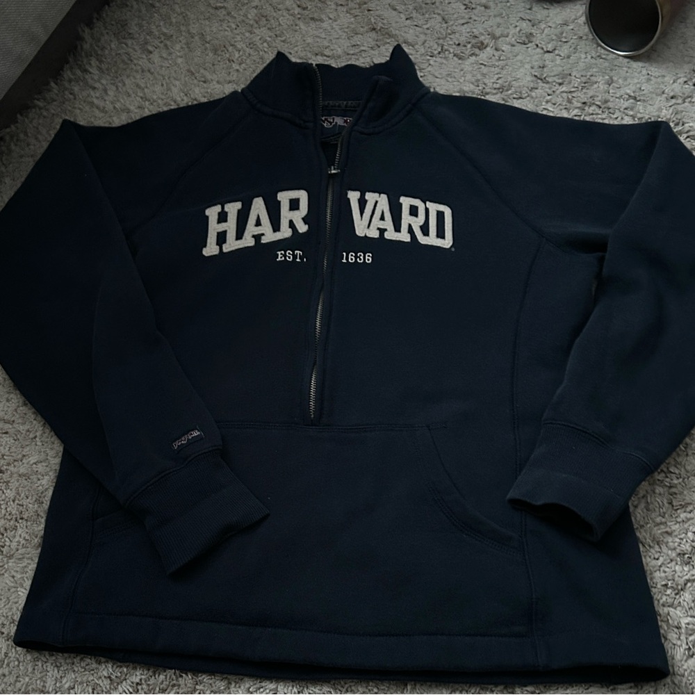 vintage Jansport Harvard University quarter-zip sweatshirt